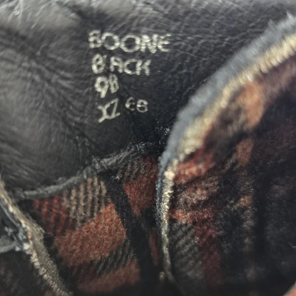 Earth Black Lace-Up Suede Leather Boots - Picture 12 of 14